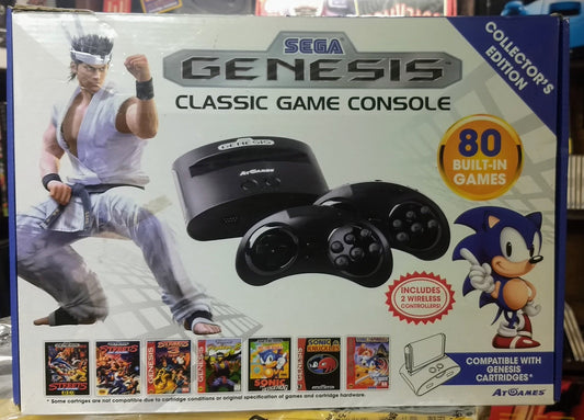 CONSOLE SEGA GENESIS CLASSIC MINI GAME CONSOLE WITH 80 GAMES PLUG AND PLAY - jeux video game-x