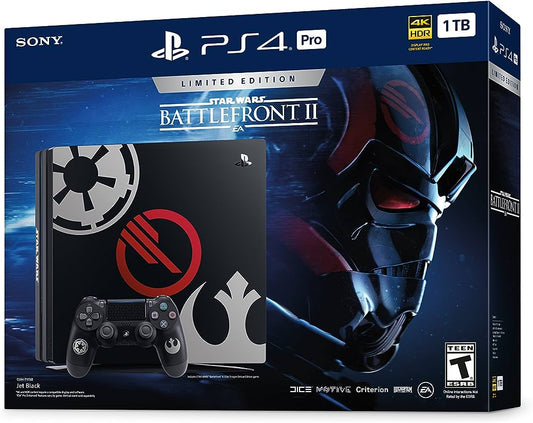 CONSOLE PLAYSTATION 4 PRO 1TB STAR WARS BATTLEFRONT II 2 LIMITED EDITION SYSTEM - jeux video game-x