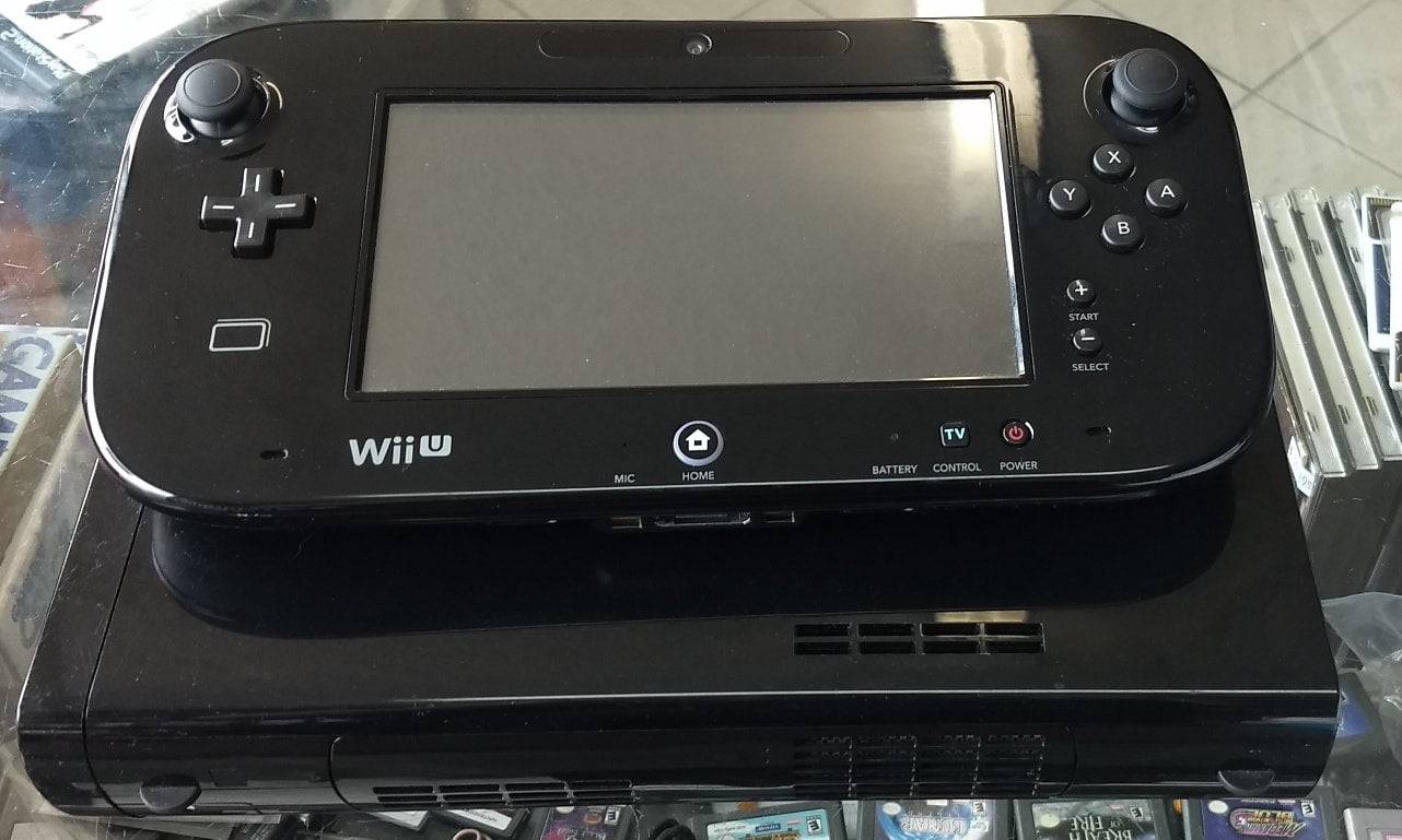 CONSOLE NINTENDO WIIU 32GB NOIR BLACK SYSTEM Wii U Super Mario World Edition - jeux video game-x