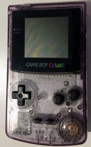 CONSOLE GAME BOY COLOR (GBC) ATOMIC PURPLE SYSTEM - jeux video game-x