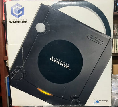 CONSOLE NINTENDO GAMECUBE (NGC) NOIR BLACK 001-USA SYSTEM EN BOITE - jeux video game-x