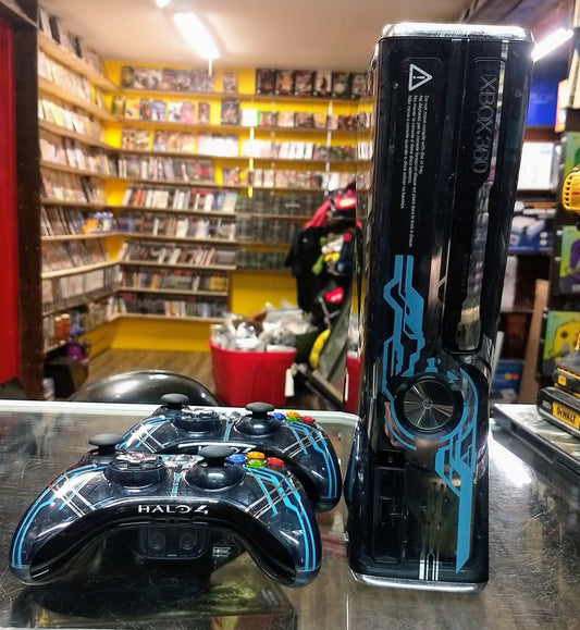 CONSOLE XBOX 360 X360 HALO 4 LIMITED EDITION 320GB BLUE SYSTEM - jeux video game-x