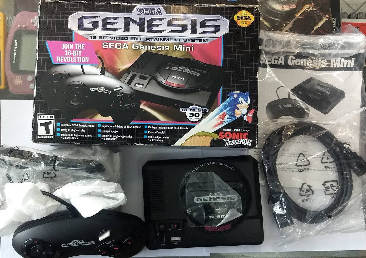 CONSOLE SEGA GENESIS MINI CONSOLE MK-16000 BLACK (SEGA GENESIS SG) - jeux video game-x