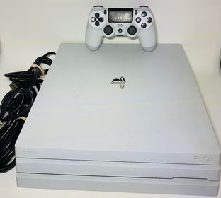 CONSOLE PLAYSTATION 4 PS4 PRO GLACIER WHITE BLANCHE 1TB SYSTEM - jeux video game-x