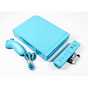 CONSOLE NINTENDO WII BLUE BLUE SYSTEM - jeux video game-x