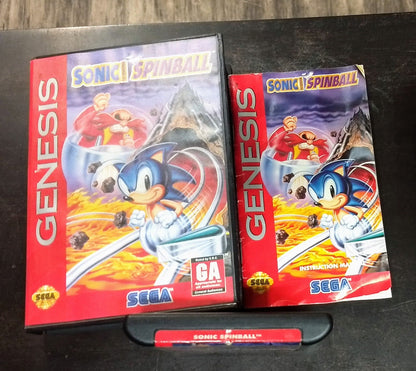 CONSOLE SEGA GENESIS SG MODEL 2 SYSTEM SONIC SPINBALL BUNDLE EN BOITE - jeux video game-x