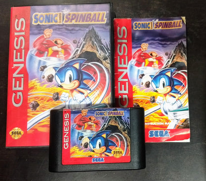 CONSOLE SEGA GENESIS SG MODEL 2 SYSTEM SONIC SPINBALL BUNDLE EN BOITE - jeux video game-x