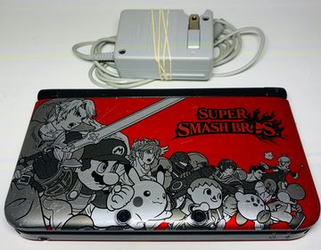 Console Nintendo 3DS XL Red Super Smash Limited Edition system - jeux video game-x