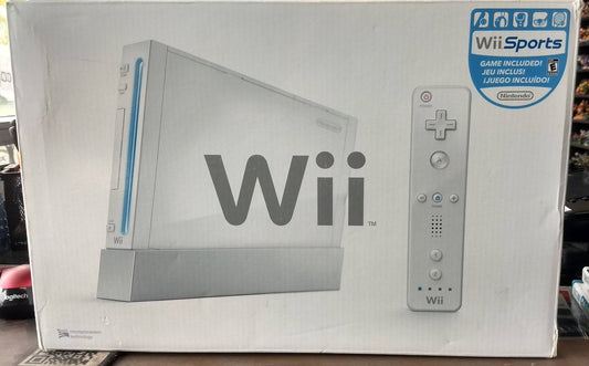CONSOLE NINTENDO WII BLANCHE WHITE SYSTEM EN BOITE - jeux video game-x