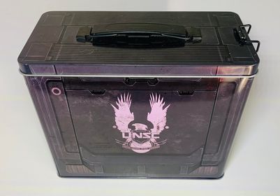 2015 UNSC Halo 5: Guardians Metal Lunch Box Ammo Can Tin Loot Crate The Coop - jeux video game-x