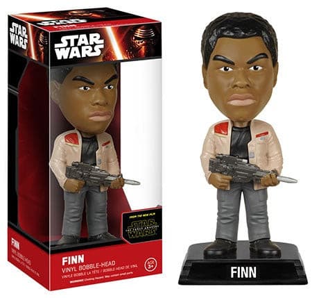 FUNKO STAR WARS VII: THE FORCE AWAKENS FINN WACKY WOBBLER BOBBLEHEAD - jeux video game-x