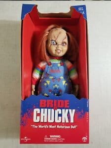 CHUCKY BRIDE OF CHUCKY DOLL SIDESHOW TOYS 1999 18" PLUSH HORROR - jeux video game-x