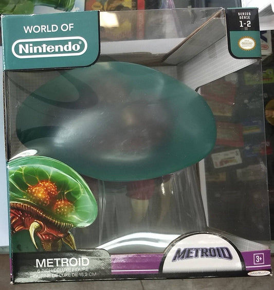 WORLD OF NINTENDO 6" INCH DELUXE METROID ACTION  SERIES 1-2 JAKKS FIGURINE - jeux video game-x