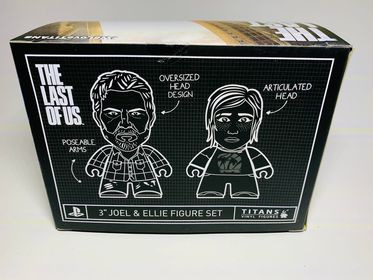Pack de figurines vinyle 3 pouces The Last of Us, Titans Joel & Ellie