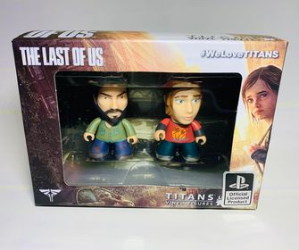 Pack de figurines vinyle 3 pouces The Last of Us, Titans Joel & Ellie - jeux video game-x