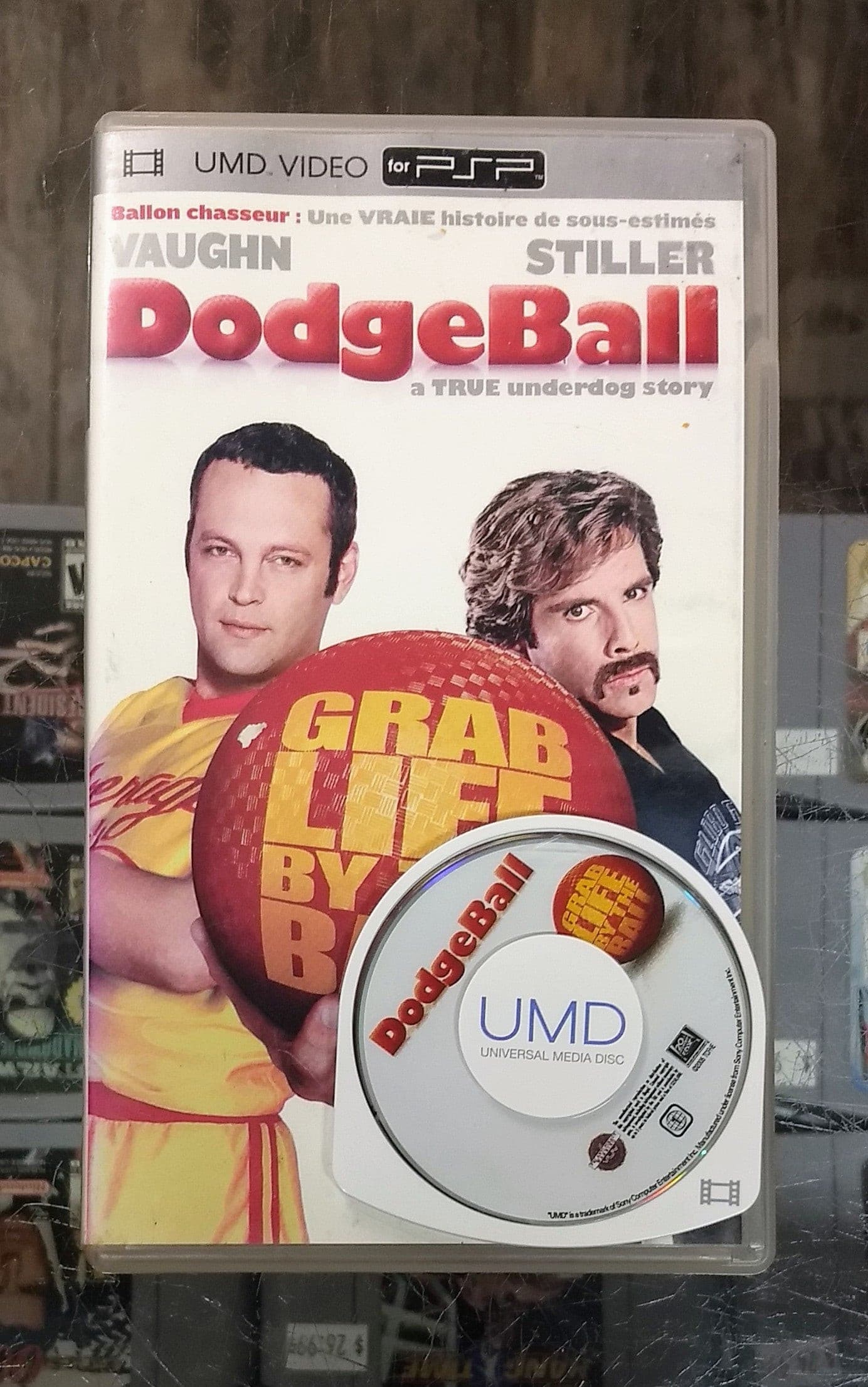 DODGEBALL UMD VIDEO (FILM) (PLAYSTATION PORTABLE PSP) - jeux video game-x