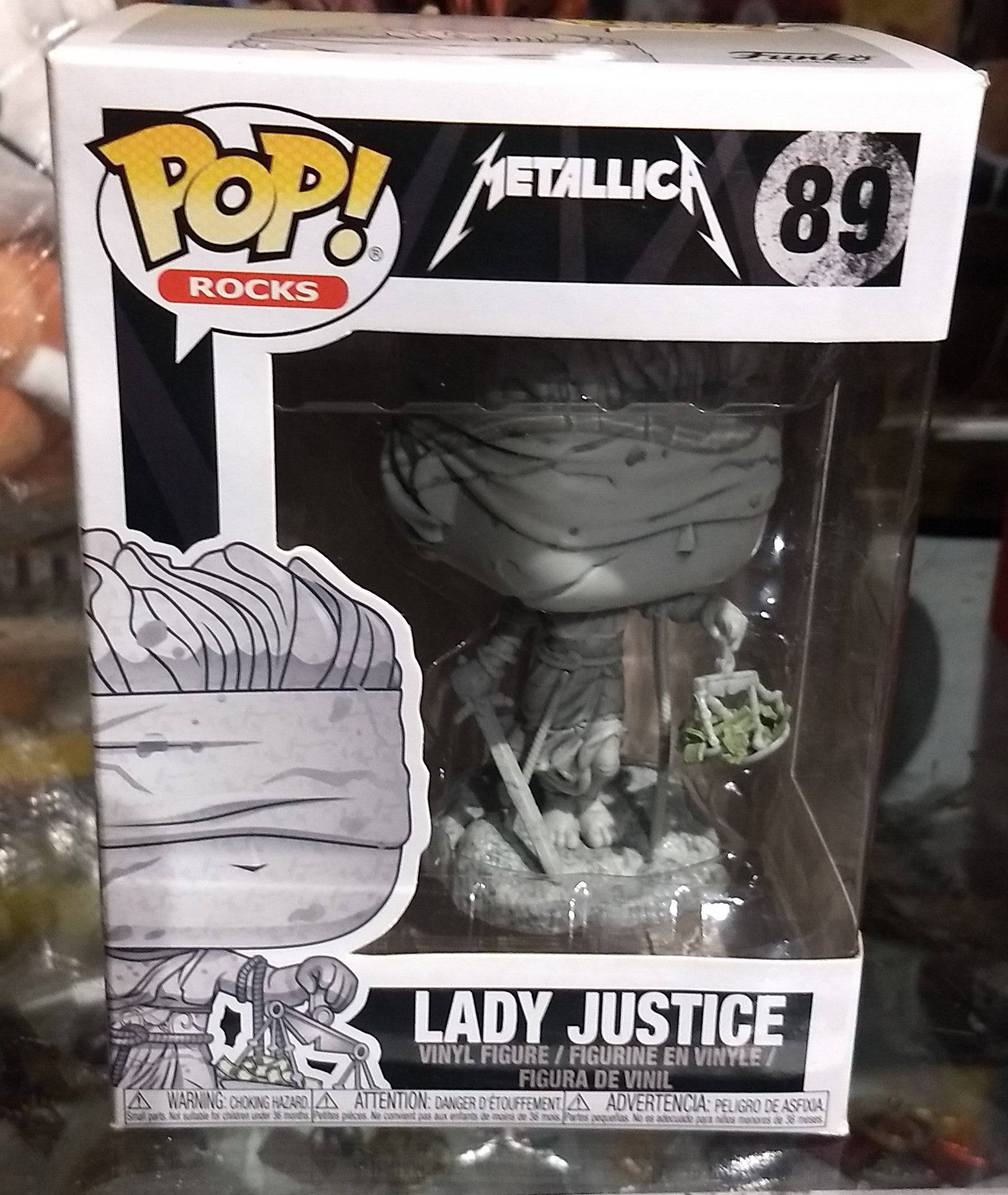 Funko Pop Rocks Metallica Lady justice #89 - jeux video game-x