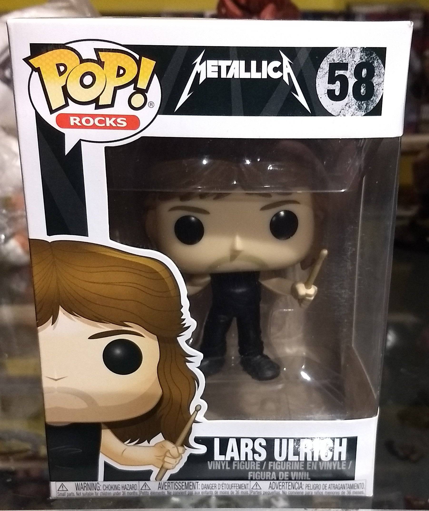 Funko Pop Rocks Metallica Lars Ulrich #58 - jeux video game-x