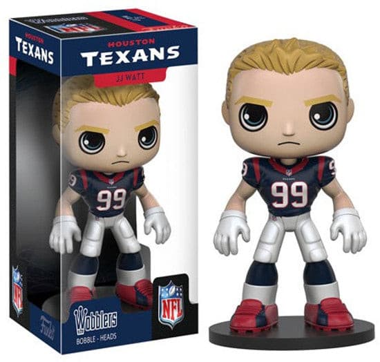 FUNKO NFL HOUSTON TEXANS WOBBLERS J.J. WATT BOBBLE HEAD - jeux video game-x