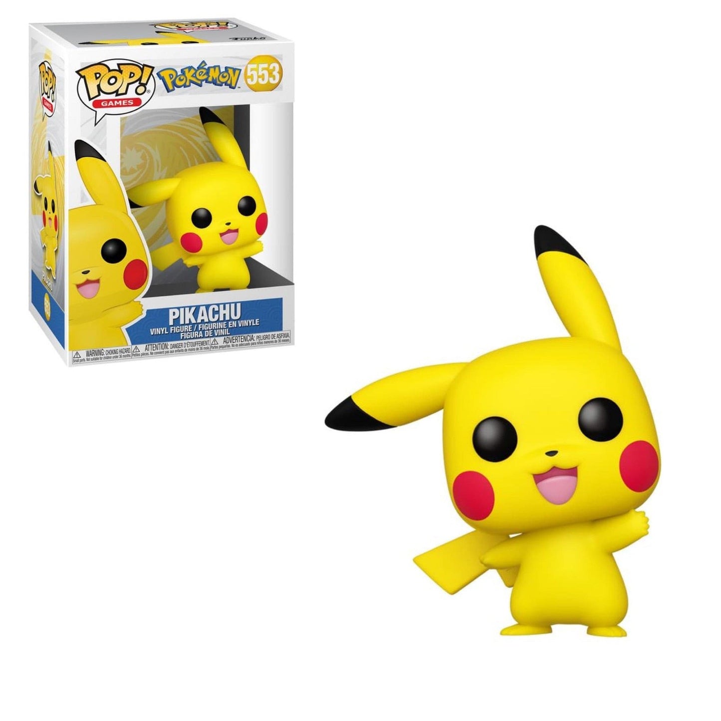 FUNKO POP! GAMES PIKACHU #553 - jeux video game-x