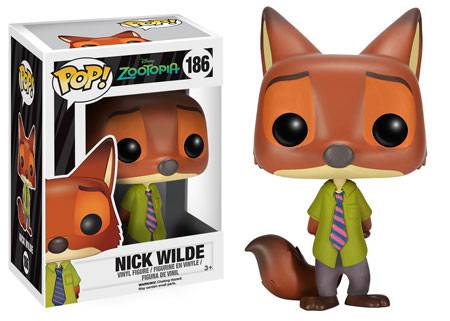 FUNKO POP NICK WILDE #186 - jeux video game-x