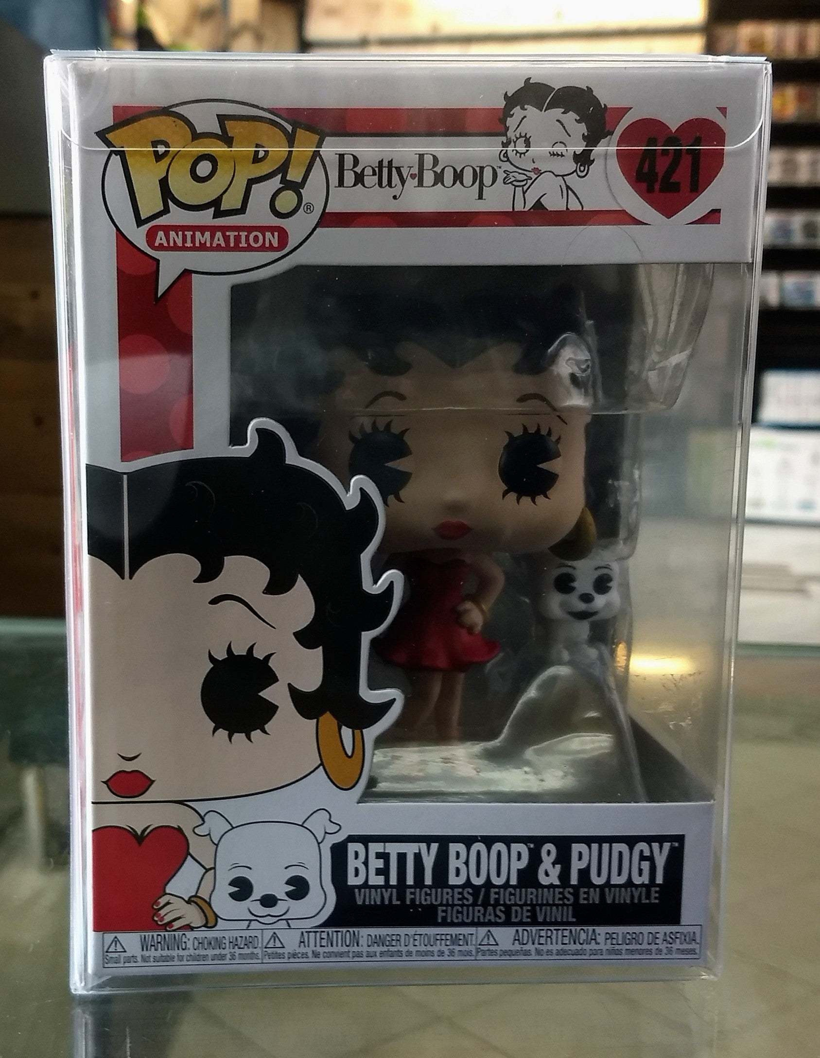 FUNKO POP ANIMATION BETTY BOOP AND PUDGY #421 - jeux video game-x