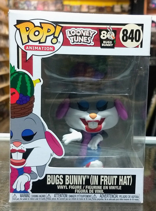 FUNKO POP ANIMATION BUGS BUNNY IN FRUIT HAT #840 - jeux video game-x