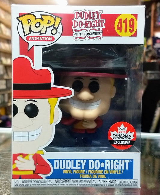 FUNKO POP ANIMATION DUDLEY DO RIGHT #419 - jeux video game-x