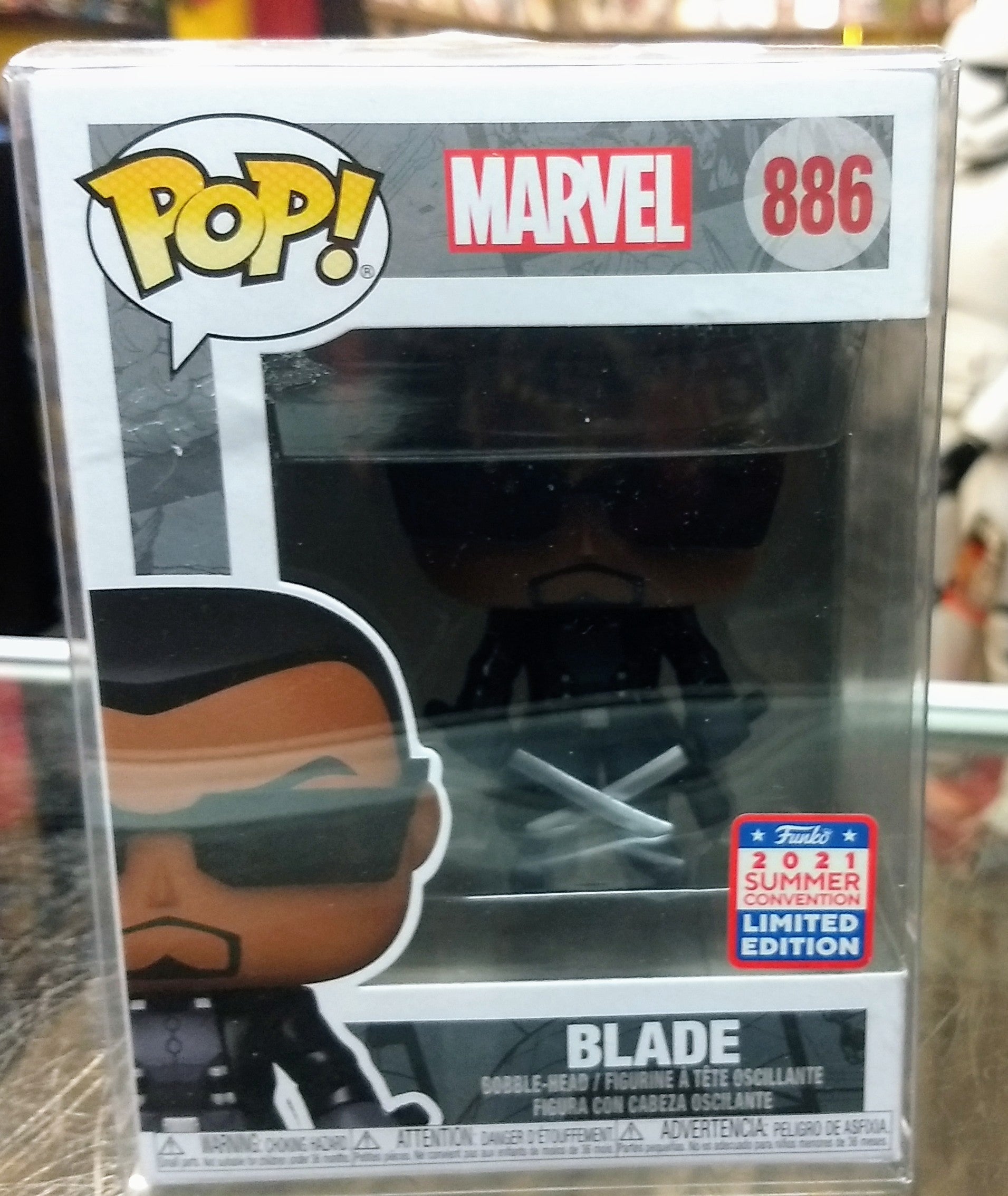 Funko pop marvel convention blade cheapest 886