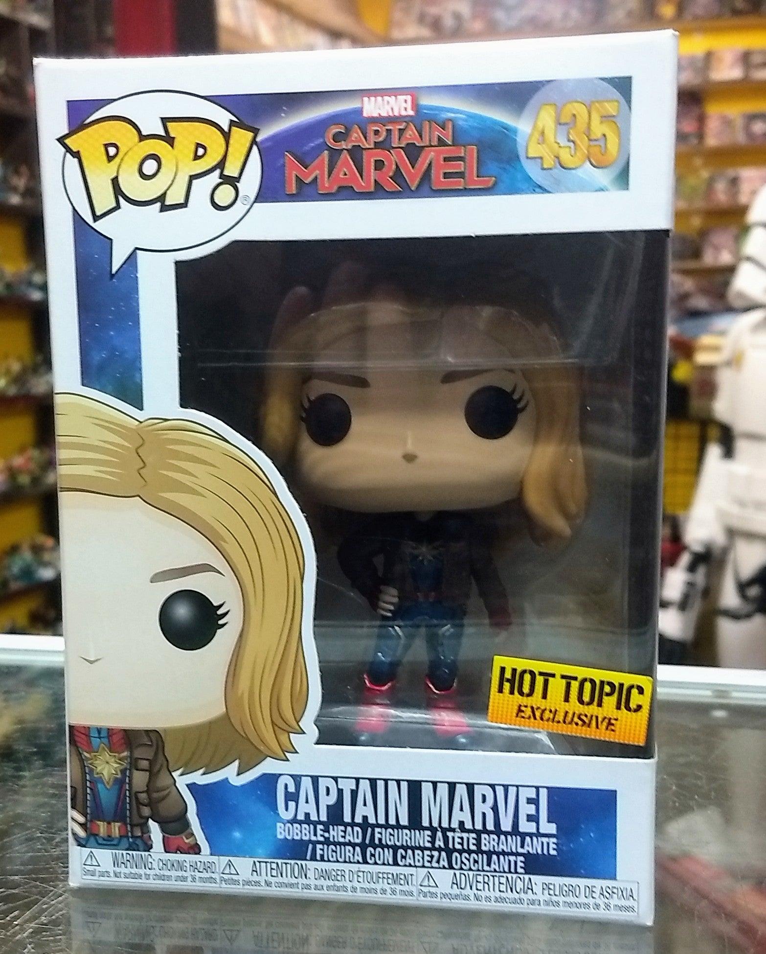 FUNKO POP CAPTAIN MARVEL #435 - jeux video game-x