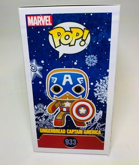 FUNKO POP GINGERBREAD Captain Ameica #933 - jeux video game-x