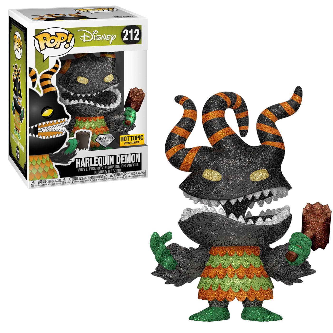 FUNKO POP HARLEQUIN DEMON DIAMOND COLLECTION HOT TOPIC EXCLUSIVE #212 - jeux video game-x