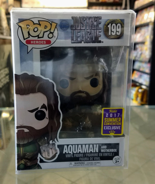 FUNKO POP HEROES AQUAMAN AND MOTHERBOX #199 - jeux video game-x
