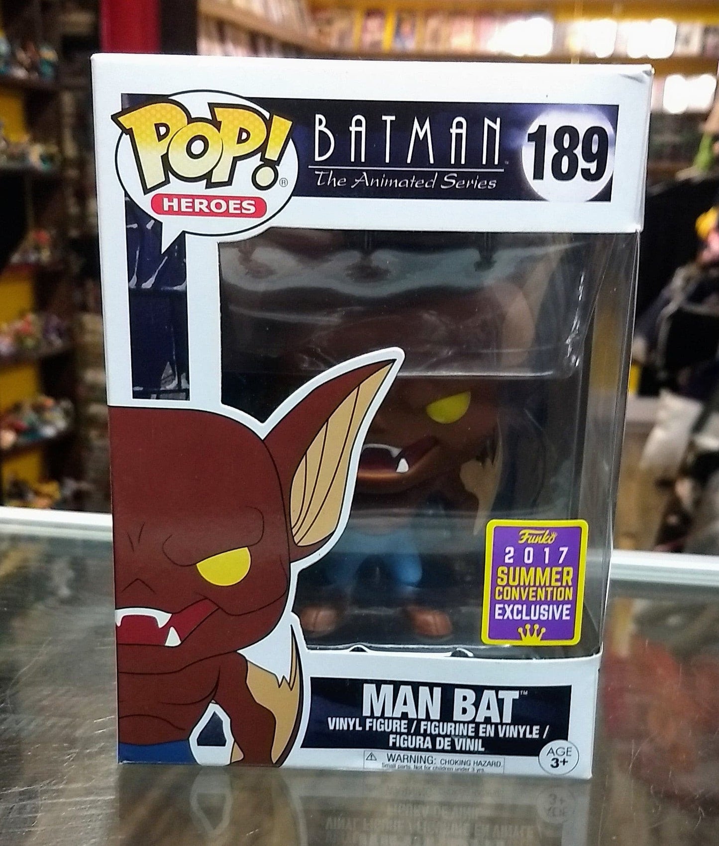 FUNKO POP HEROES MAN BAT #189 - jeux video game-x