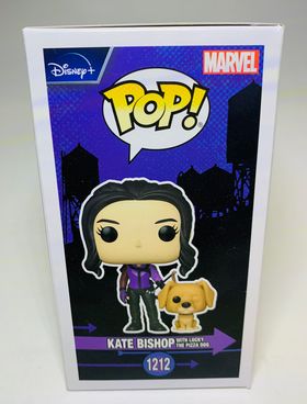 FUNKO POP Kate Bishop with Lucky the Pizza Dog #1212 - jeux video game-x