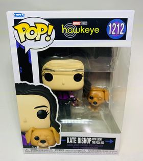 FUNKO POP Kate Bishop with Lucky the Pizza Dog #1212 - jeux video game-x