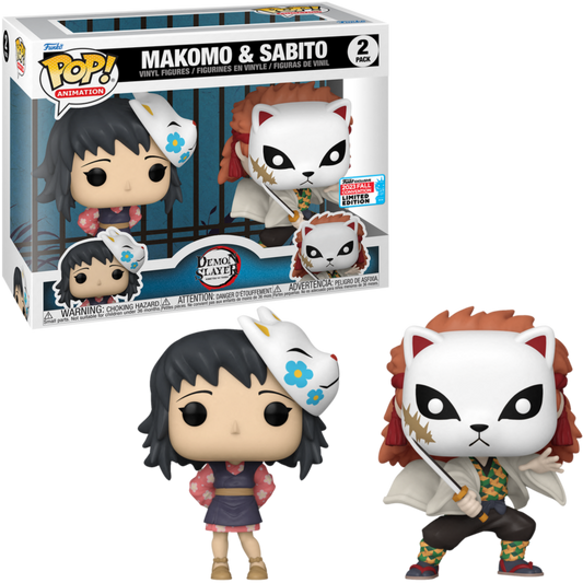 FUNKO POP Makomo and Sabito  2 PACK - jeux video game-x