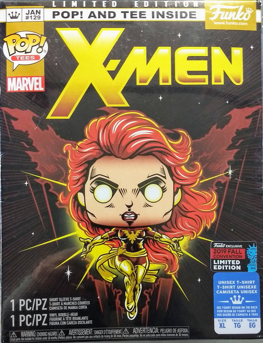 2019 X-MEN DARK PHOENIX FUNKO POP & TEE PUMPKIN 01 - jeux video game-x