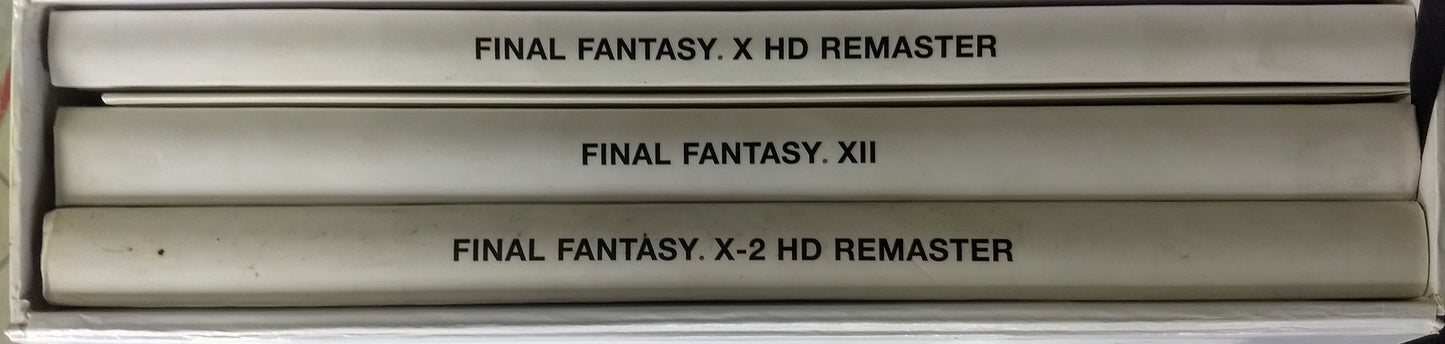 Prima Hardcover Final Fantasy X, X-2, XII (10,10-2,12) Limited Edition Guide Box Set - jeux video game-x