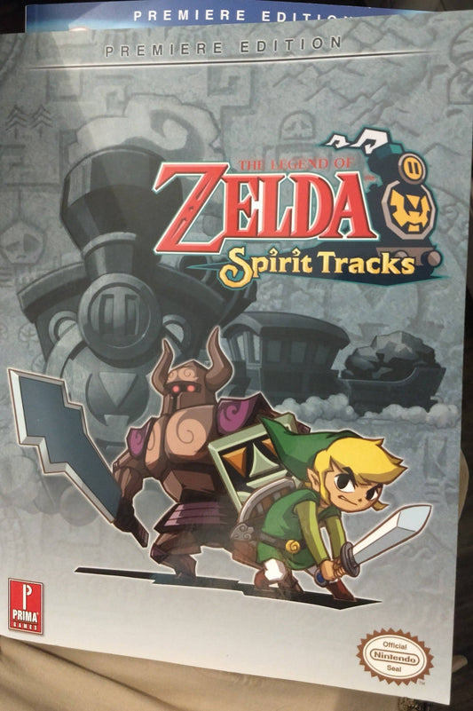 Legend of Zelda Spirit Tracks - Premiere Edition - Prima Official Game Guide - jeux video game-x