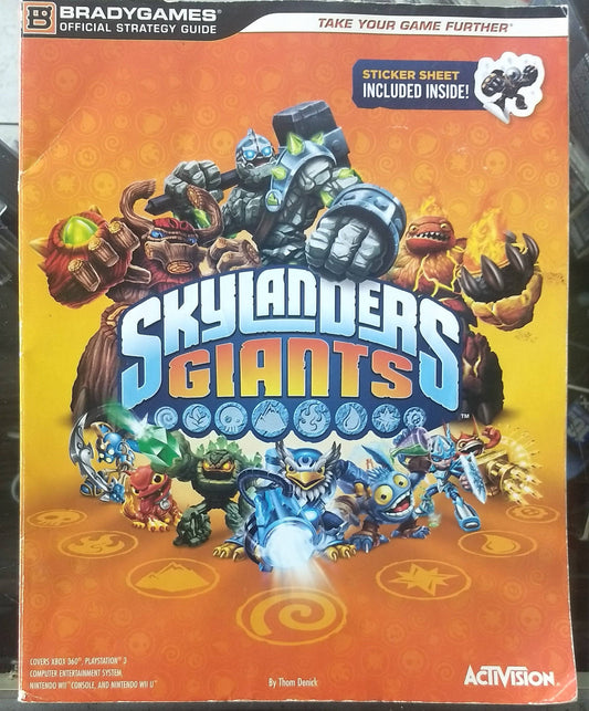 Skylander's Giants bradygames - jeux video game-x