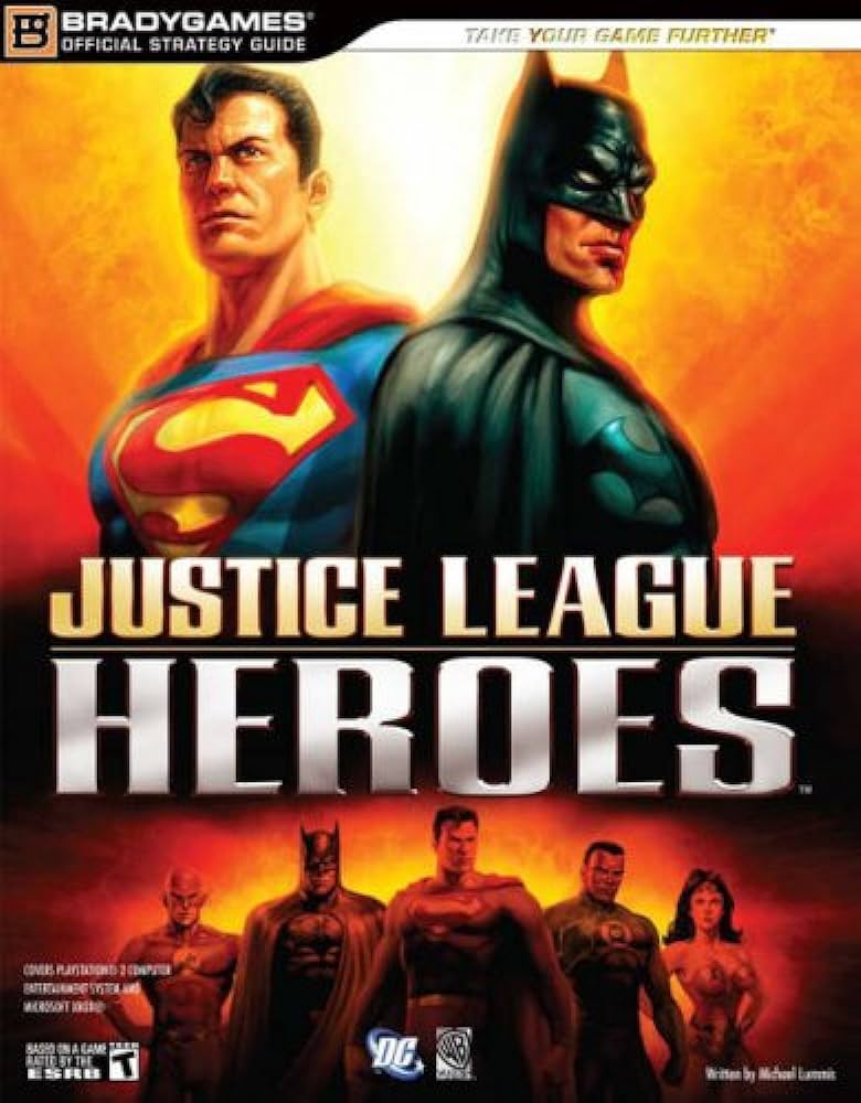 Justice League Heroes Official Bradygames Guide - jeux video game-x