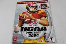 NCAA Football 2004 Prima Official Strategy Guide - jeux video game-x