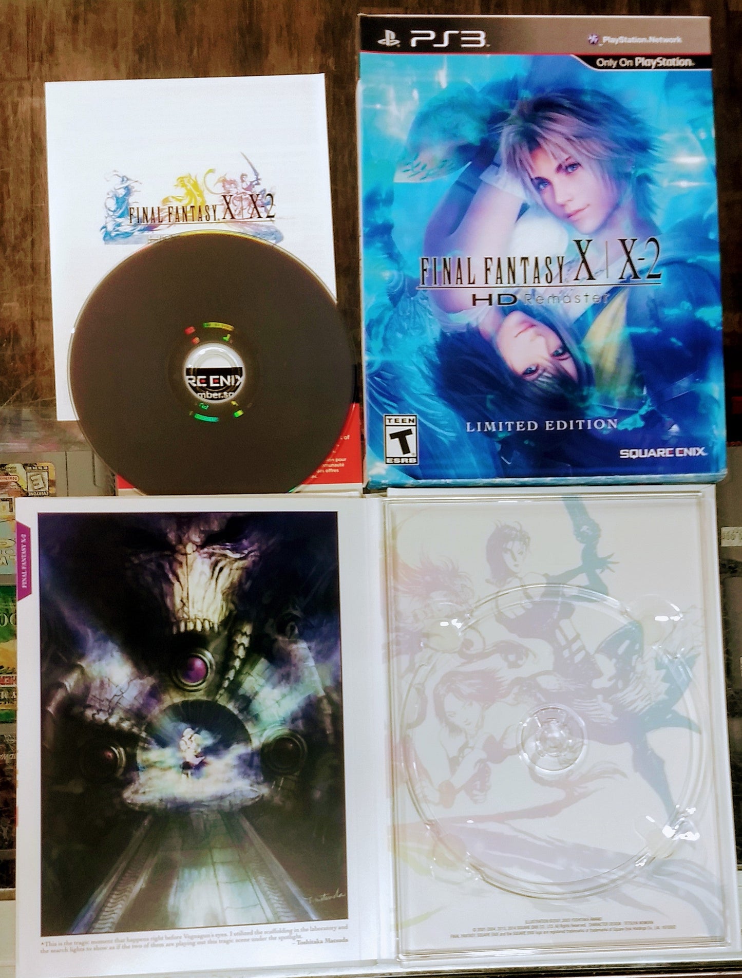 FINAL FANTASY X 10 ET X-2 10-2 HD REMASTER LIMITED EDITION (PLAYSTATION 3 PS3) - jeux video game-x