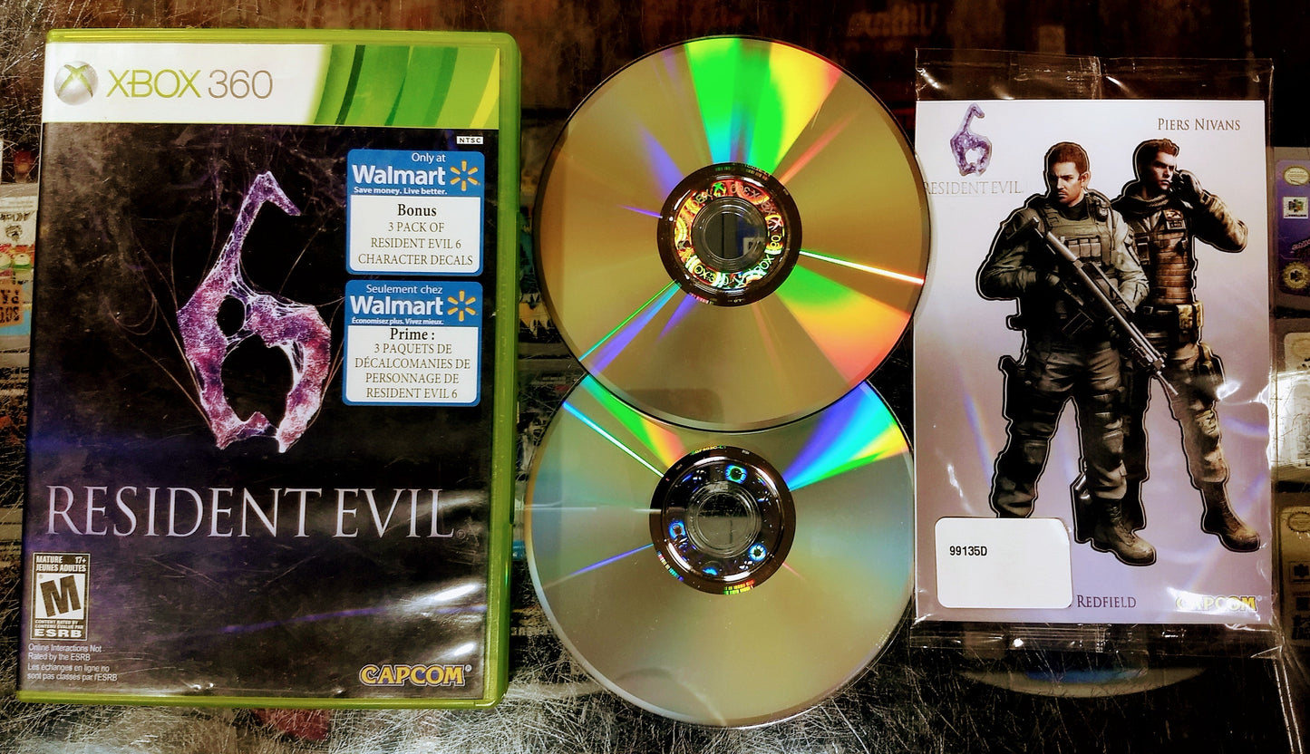 RESIDENT EVIL 6 WALMART EDITION (XBOX 360 X360) - jeux video game-x