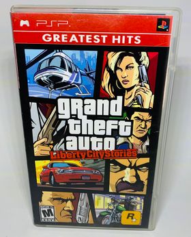 GRAND THEFT AUTO GTA LIBERTY CITY STORIES GREATEST HITS PLAYSTATION PORTABLE PSP - jeux video game-x