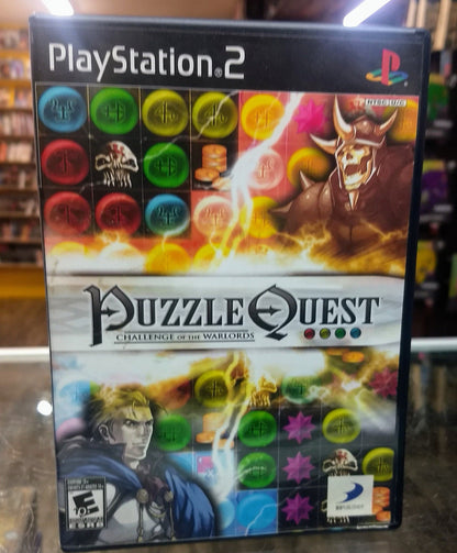 PUZZLE QUEST CHALLENGE OF THE WARLORDS (PLAYSTATION 2 PS2) - jeux video game-x