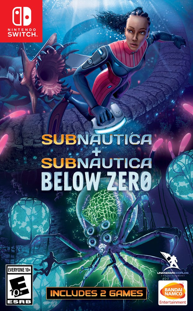 SUBNAUTICA + SUBNAUTICA BELOW ZERO (NINTENDO SWITCH) - jeux video game-x