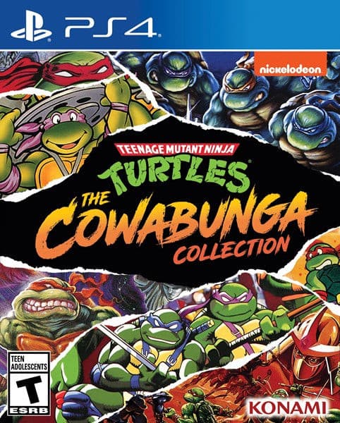 TEENAGE MUTANT NINJA TURTLES TMNT: THE COWABUNGA COLLECTION   (PLAYSTATION 4 PS4) - jeux video game-x