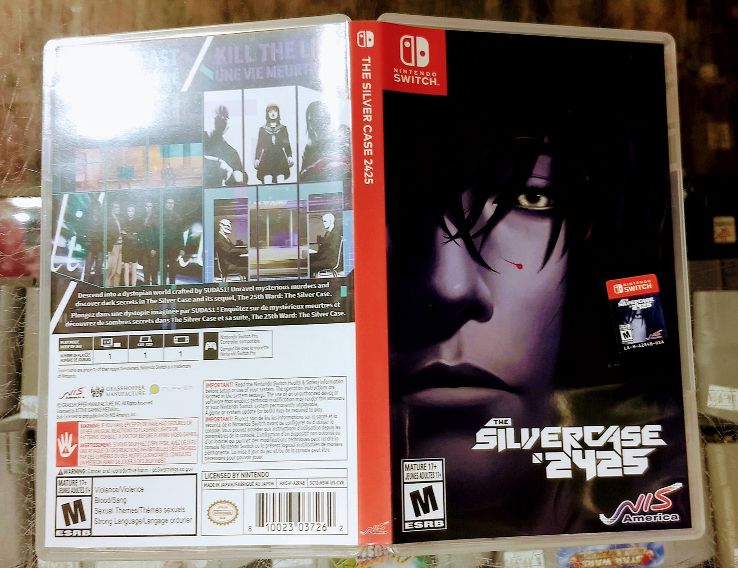 THE SILVER CASE 2425 NINTENDO SWITCH - jeux video game-x
